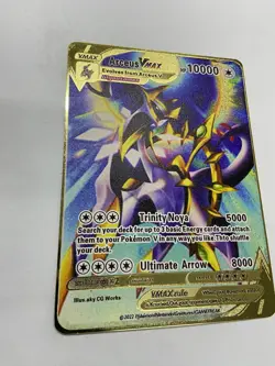 Arceus VMAX HP10000 Metal POKEMON collectible Card Gift！ - Image 1