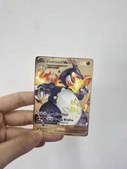 Charizard VMAX HP330 Metal POKEMON collectible Game Card Gift Display！ - Image 1