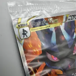 Lucario VSTAR SWSH291 Crown Zenith Black Star Promo Pokemon Card SEALED - Image 5