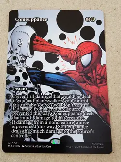 Comeuppance - #01 (Borderless) Marvel Universe Eternal-Legal Regular - Mtg - Image 1