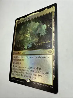 MTG Three Tree City #0260 Bloomburrow Rare Legendary Land Foil Edition NM - Image 3