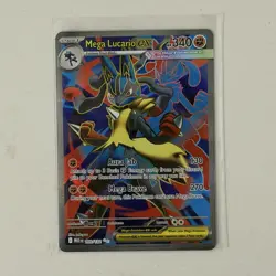 Pristine Mega Lucario Ex 160/132 Mega Evolutions Full Art Pokemon Card - Image 1