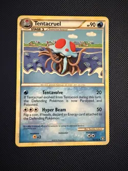 Tentacruel 50/102 HeartGold SoulSilver Triumphant Pokemon TCG - NM/LP - Image 1