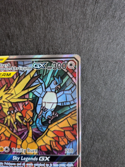 Moltres Zapdos & Articuno GX SM210 - Pokemon Hidden Fates Promo Near Mint - Image 4