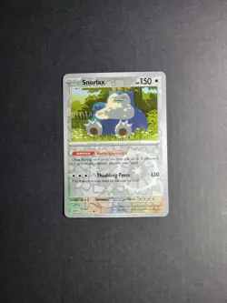 Snorlax 143/165 Pokemon TCG S&V 151 Reverse Holo Uncommon NM - Image 2