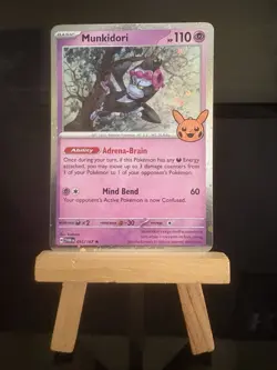 MUNKIDORI - 95/167 2024 Trick Or Trade Halloween NM - Cosmos Holo Rare Pokemon - Image 1
