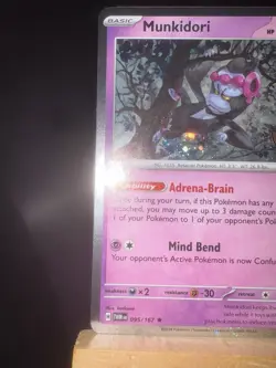 MUNKIDORI - 95/167 2024 Trick Or Trade Halloween NM - Cosmos Holo Rare Pokemon - Image 5