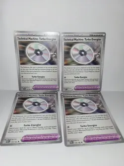 Technical Machine Turbo Energize 179/182 Paradox Rift Pokemon TCG 4x Playset - Image 1