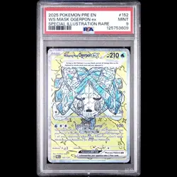 2025 Pokemon Prismatic Evolutions Wellspring Mask Ogerpon 152/131 PSA 9 Mint - Image 1