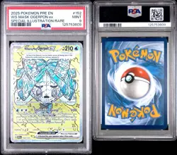 2025 Pokemon Prismatic Evolutions Wellspring Mask Ogerpon 152/131 PSA 9 Mint - Image 3