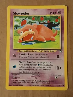 Pokemon Slowpoke 73/111 Neo Genesis Near Mint See Pictures - Image 1