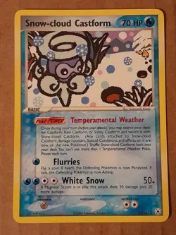 Pokemon Snow-cloud Castform 25/101 Hidden Legends NM See Pictures - Image 1