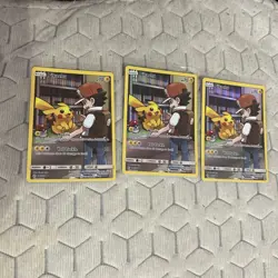 Pikachu 241/236 Cosmic Eclipse Full Art Secret Rare Holo Pokemon Card lot mint - Image 1