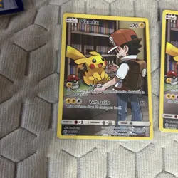 Pikachu 241/236 Cosmic Eclipse Full Art Secret Rare Holo Pokemon Card lot mint - Image 2