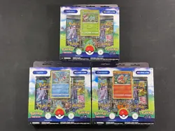Pokemon Cards x3 Pokemon Go Charmander Squirtle Bulbasaur Pin Collection - Image 1