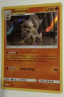 Arcanine 6/18 2019 Detective Pikachu Pokemon Card TCG Holo Promo Exclusive - NM - Image 3