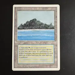 Magic The Gathering Tropical Island Revised Edition Moderately Played Dual Land - Image 1