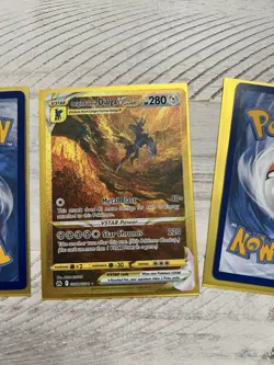 2023 Pokemon Crown Zenith Lot Palkia Vstar, Dialga Vstar, & Arceus Vstar - Image 5