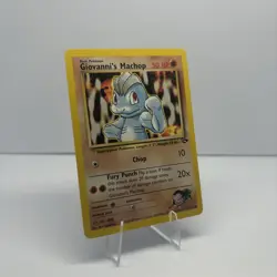 Pokemon TCG Giovanni’s Machop Gym Challenge 72/132 Regular NM. - Image 1