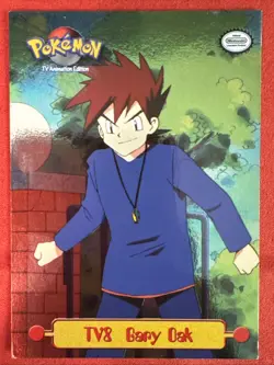 Gary Oak TV8 Holo Foil 1999 Pokemon - Topps Series 1 - TV Animation Edition NM - Image 1
