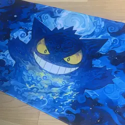 Gengar Rubber Playmat Play Mat For Tcg Trading Card Game Pokemon Large Mouse Pad - Image 3