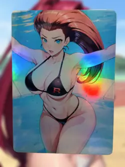 Jessie Pokemon Anime Waifu Sexy Goddess Lewd Hentai Doujin Card - Image 1