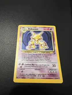 Alakazam 1/130 Base Set 2 2000 Pokemon Card Holo Rare NM - Image 1
