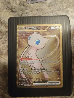 Mew EX 205/165 - Pokemon TCG: Scarlet Violet 151 Metal Card Near Mint - Image 1