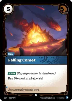 ~ Falling Comet ~ Foil ~ Riftbound: Origins - Image 1