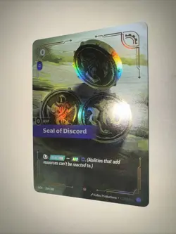 Seal of Discord OGN 204/298 Epic Riftbound TCG CCG Card Game - Image 3
