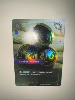 Seal of Discord OGN 204/298 Epic Riftbound TCG CCG Card Game - Image 5
