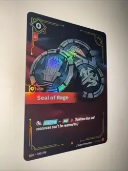 Seal of Rage 040/298 Epic Foil Riftbound TCG Origins Card Game CCG English - Image 2