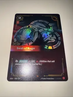 Seal of Rage 040/298 Epic Foil Riftbound TCG Origins Card Game CCG English - Image 4