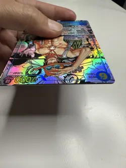 One Piece Card Game Carrying On His Will Portgas.D.Ace OP13-119 SEC Manga - Image 3