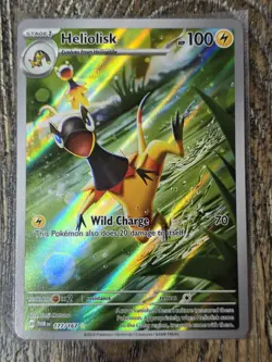 Heliolisk 177/167 Illustration Rare Twilight Masquerade Pokemon Card Mint - Image 1