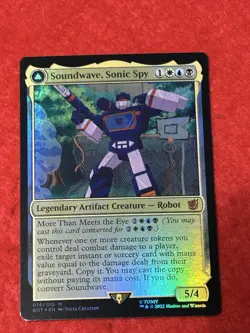 MTG Soundwave, Sonic Spy Foil 14/15 Universes Beyond: Transformers - Image 1