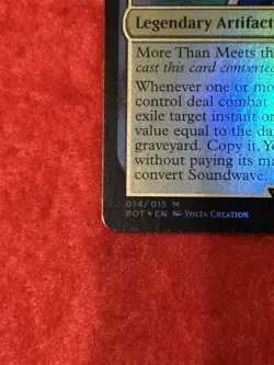 MTG Soundwave, Sonic Spy Foil 14/15 Universes Beyond: Transformers - Image 5