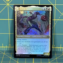 Norman Osborn Border Foil M 0039 Marvel Spider-Man MTG Mythic Green Goblin Magic - Image 2
