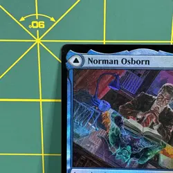 Norman Osborn Border Foil M 0039 Marvel Spider-Man MTG Mythic Green Goblin Magic - Image 3