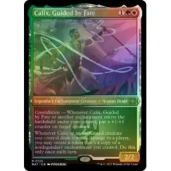 CALIX, GUIDED BY FATE (FOIL-ETCHED) March Of The Machine: The Aftermath MAT MTG - Image 1