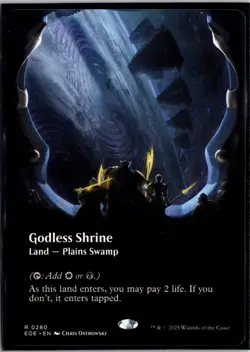 Godless Shrine (Borderless) Normal R Edge of Eternities 280 NM - Image 1