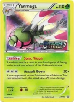 Moderately Played Yanmega - XY144 - XY Steam Siege Prerelease Promo Pokemon XY P - Image 1