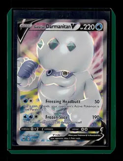 2020 Pokemon SWSH Vivid Voltage 169/185 Galarian Darmanitan V - Image 1