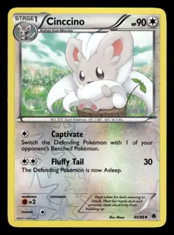 Cinccino 85/98 Reverse Holo Emerging Powers Pokemon Card - Image 1