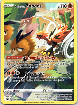 Galarian Zapdos SWSH283 SWSH: Sword & Shield Promo Cards Holo - Image 1