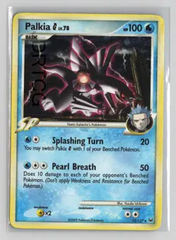 Pokemon Trading Card Platinum 12/127 Holo Rare Palkia G Lv. 78 - Image 1