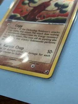 Sudowoodo 15/115 Unseen Forces Holo Near Mint Light Played Pokemon TCG Card 2005 - Image 5