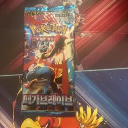 Pokemon Card Mega Brave M1L NEW SEALED Korean Booster Pack - Image 1