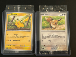 Pokemon Pikachu Eevee Together Cards Pokepost Promo Pokemon cards sealed - Image 1