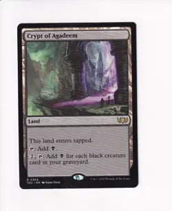 MAGIC THE GATHERING MTG COMMANDER: TARKIR: DRAGONSTORM CRYPT OF AGADEEM - Image 1